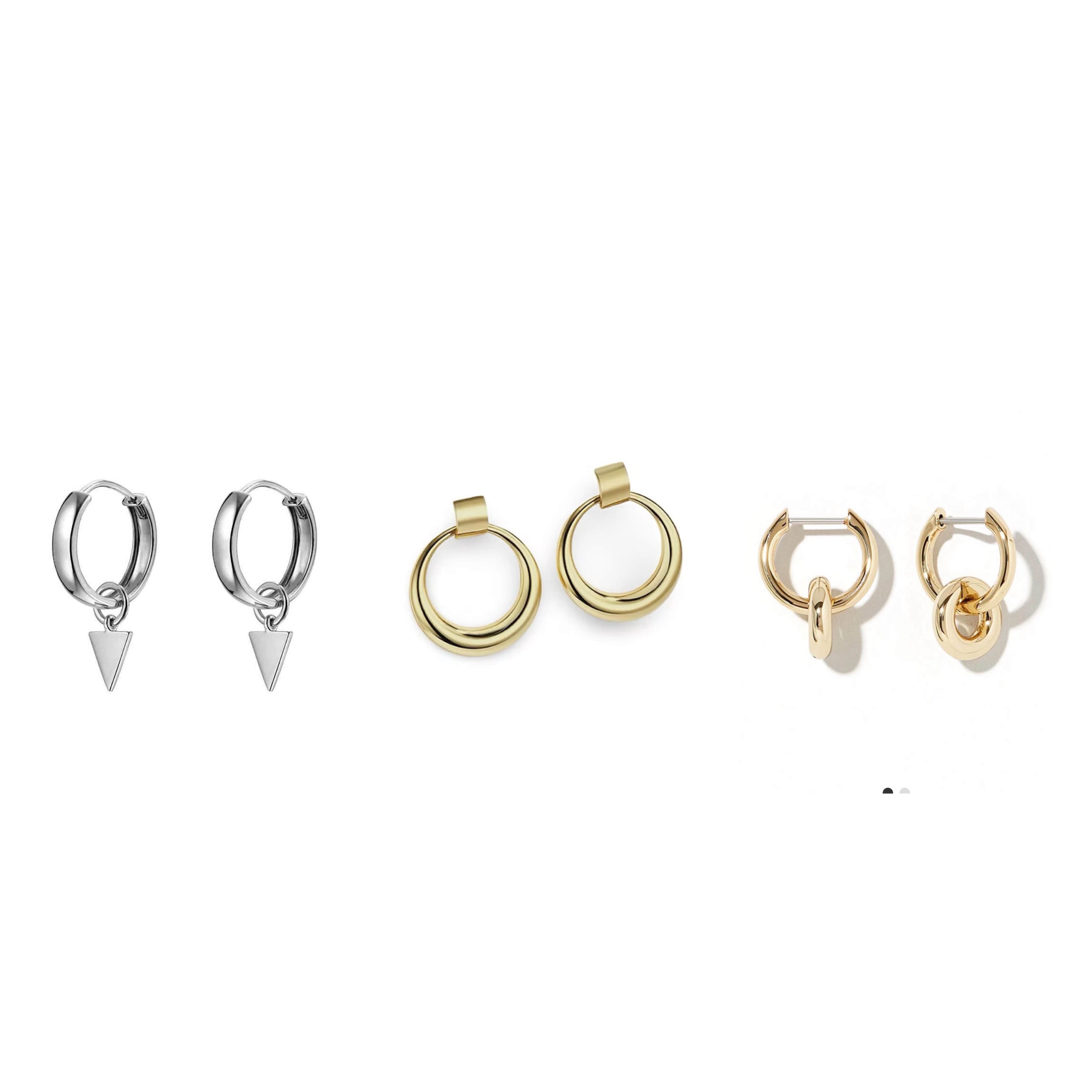 oorringen minimalistisch en statement oorringen in zilver, stainless steel en goldplated bling-it