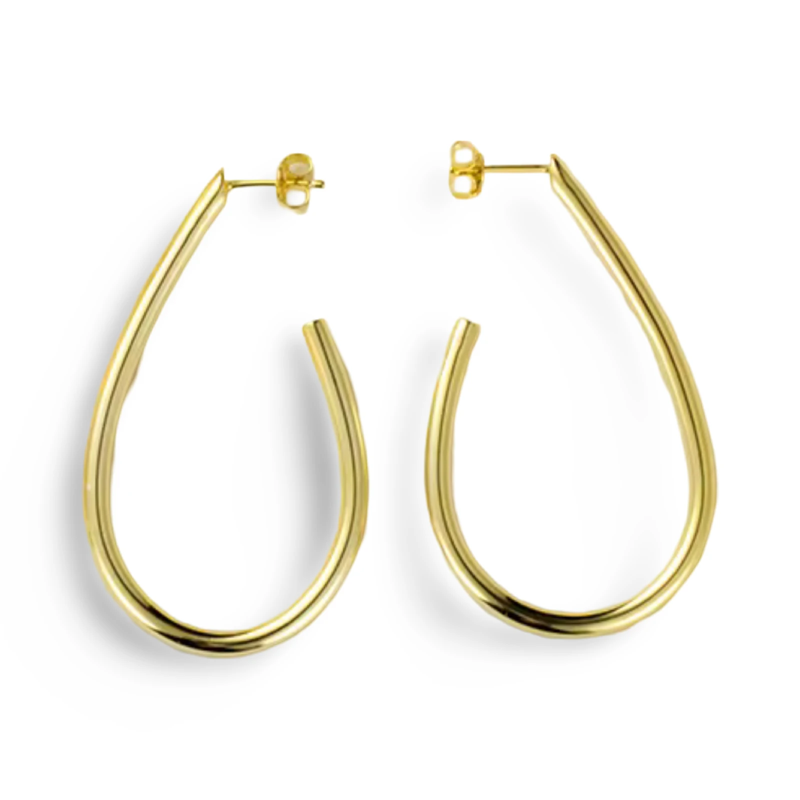 Oorsteker druppel/goldplated