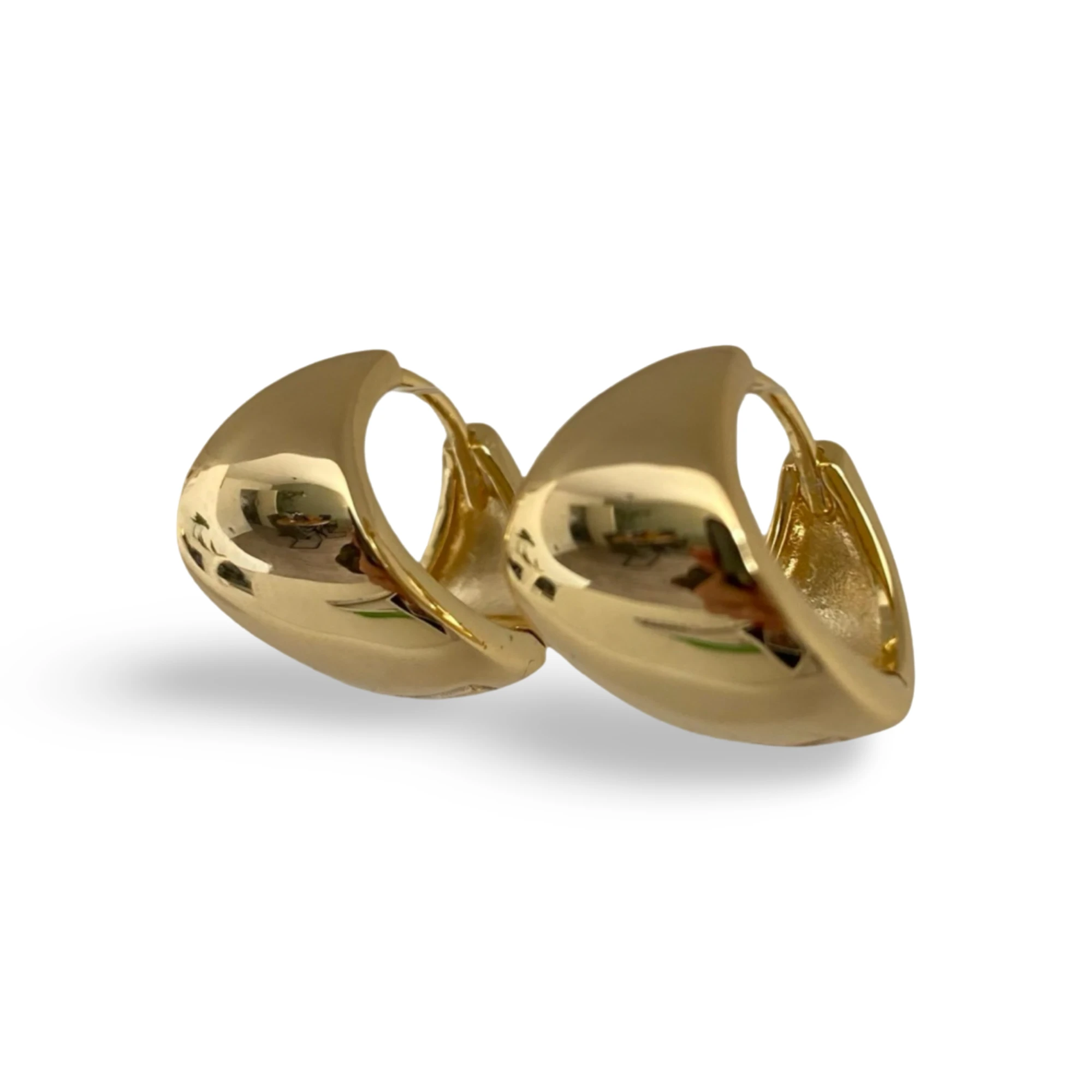 Statement Earrings / 14 Karat Goldplated / Bling-It