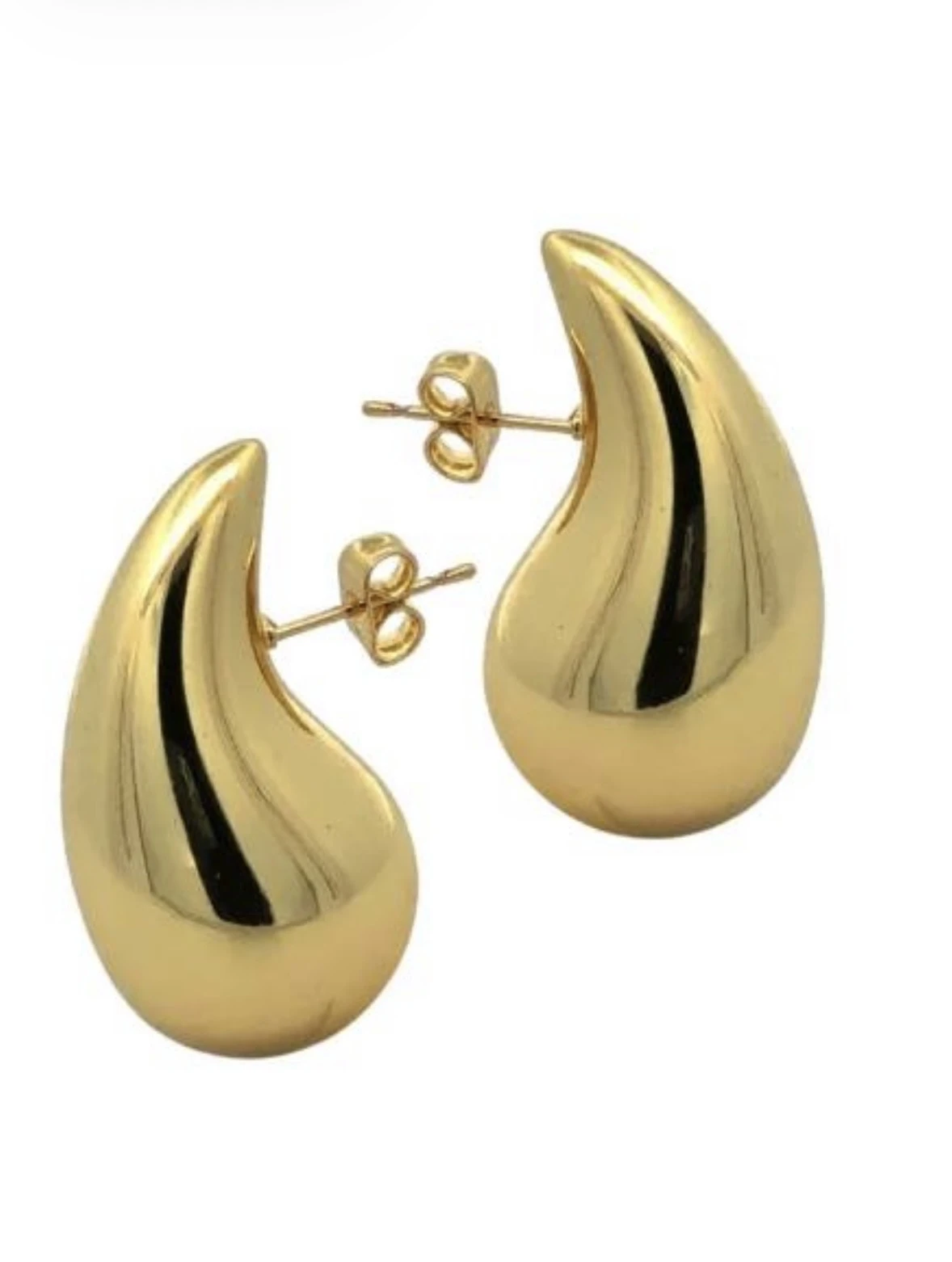 Drop Earrings/14 Carat Goldplated/12x18mm