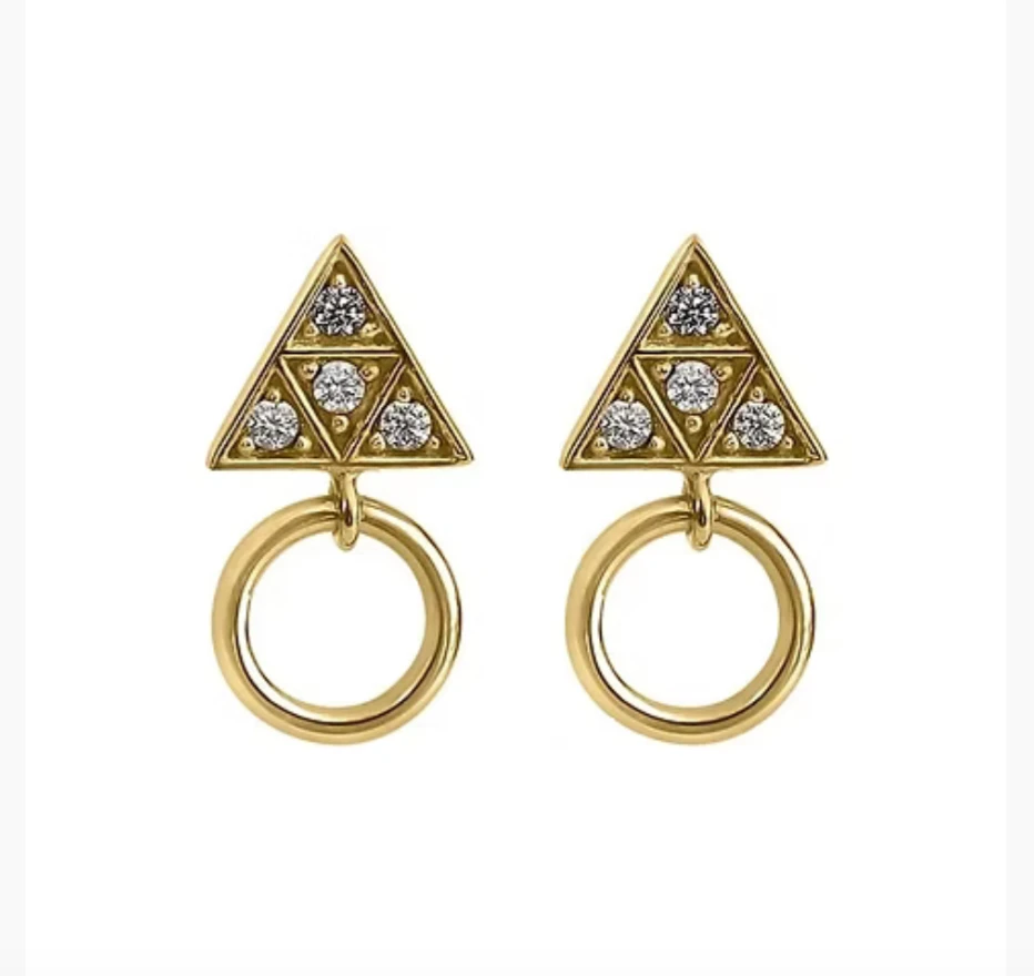 Triangle Stud Earring