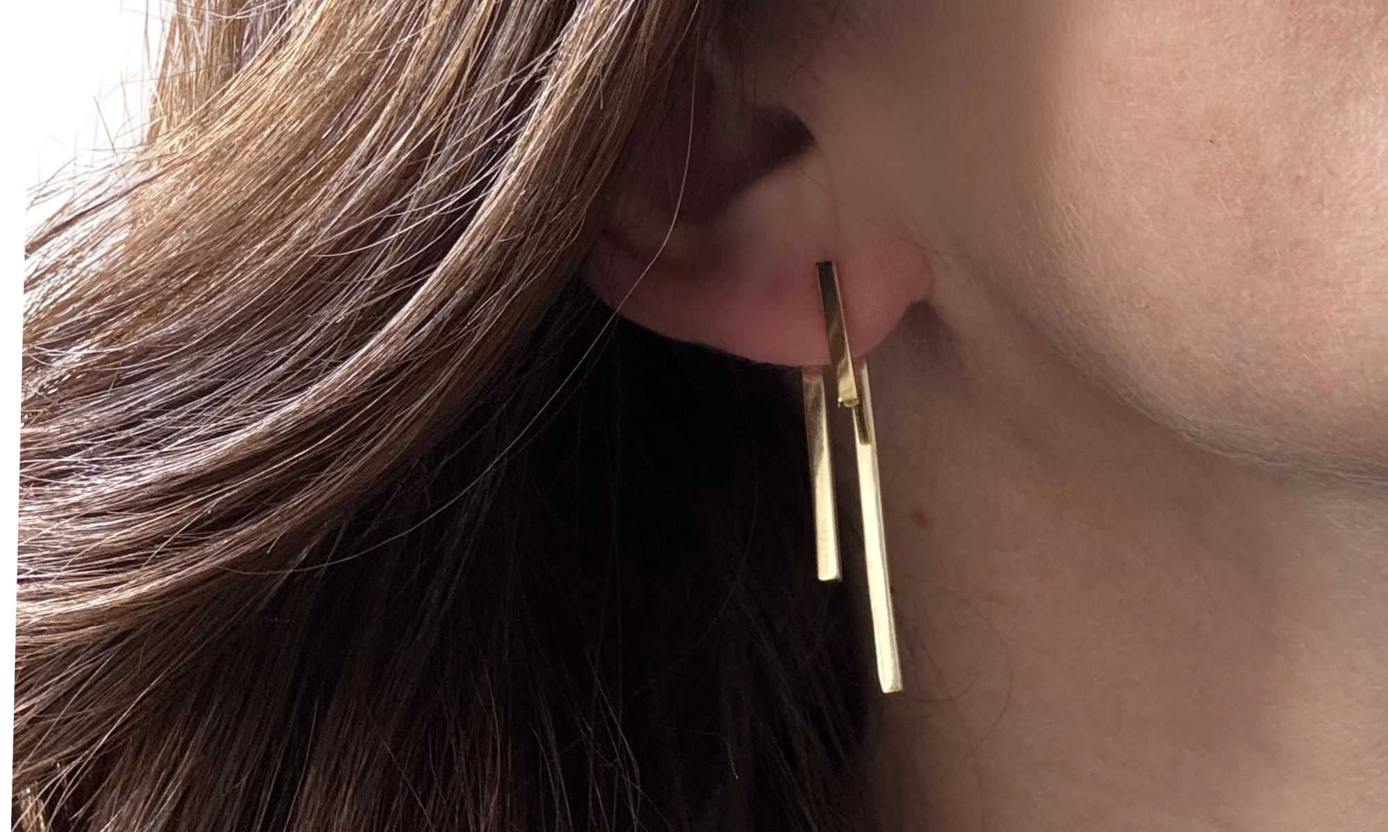 Modern Lines Ear Stud
