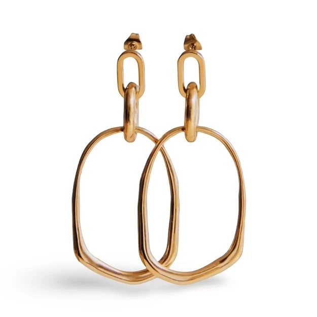 Statement Oval Earrings