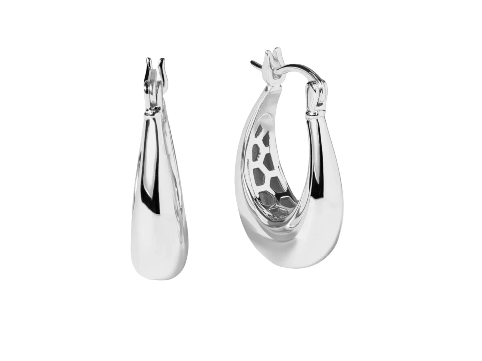 Chunky Silver Earrings