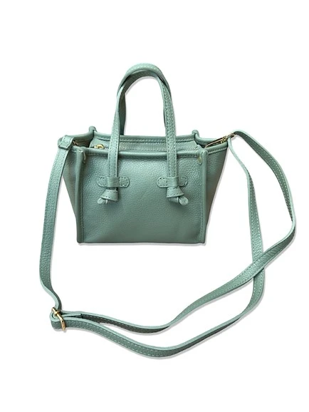 Handtas knoop/leder/cyclaam