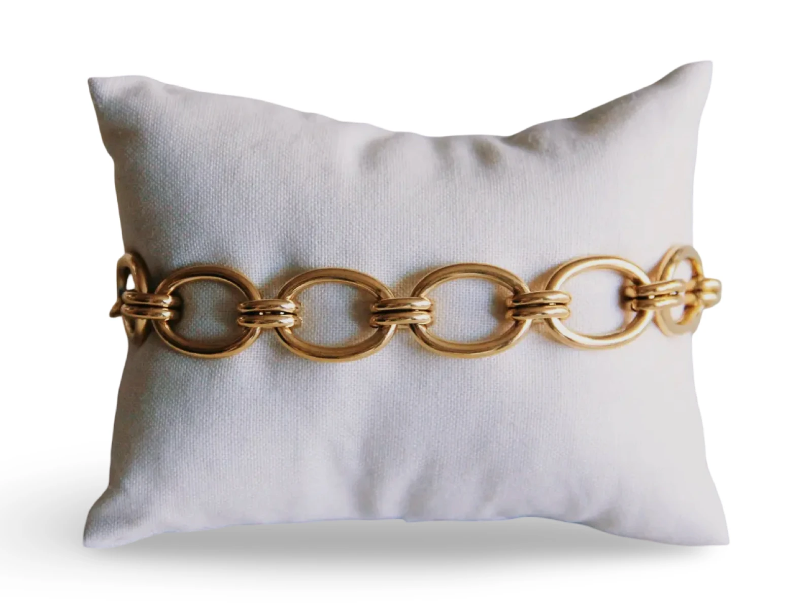 Bling-it open schakel armband