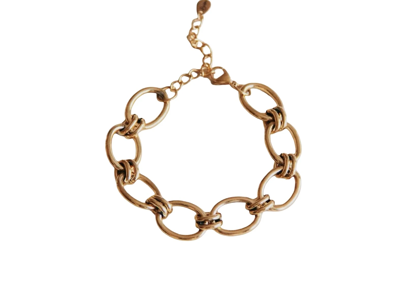 Bling-it open schakel armband