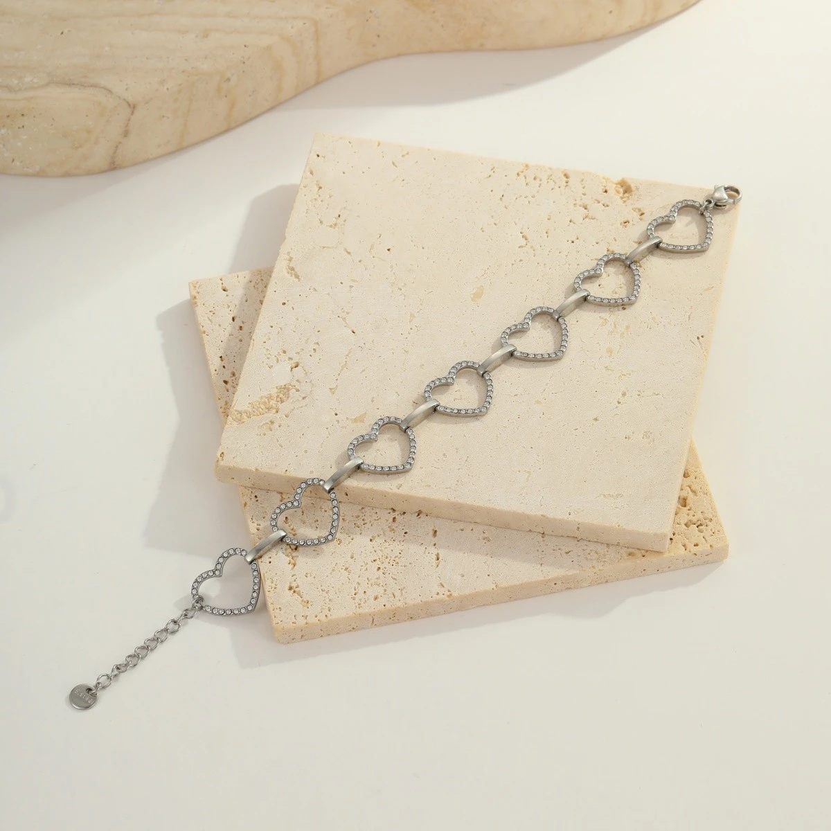 Love bracelet silver-colored