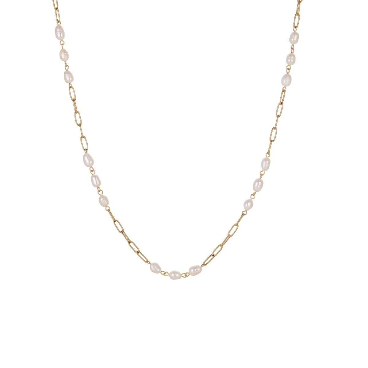 Pearl Necklace Gold