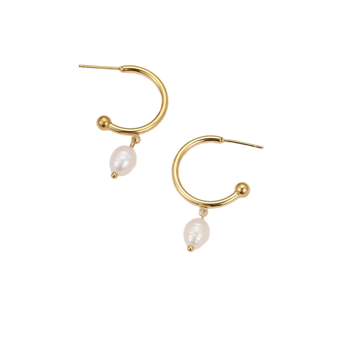 Rondo Pearl Ear Studs