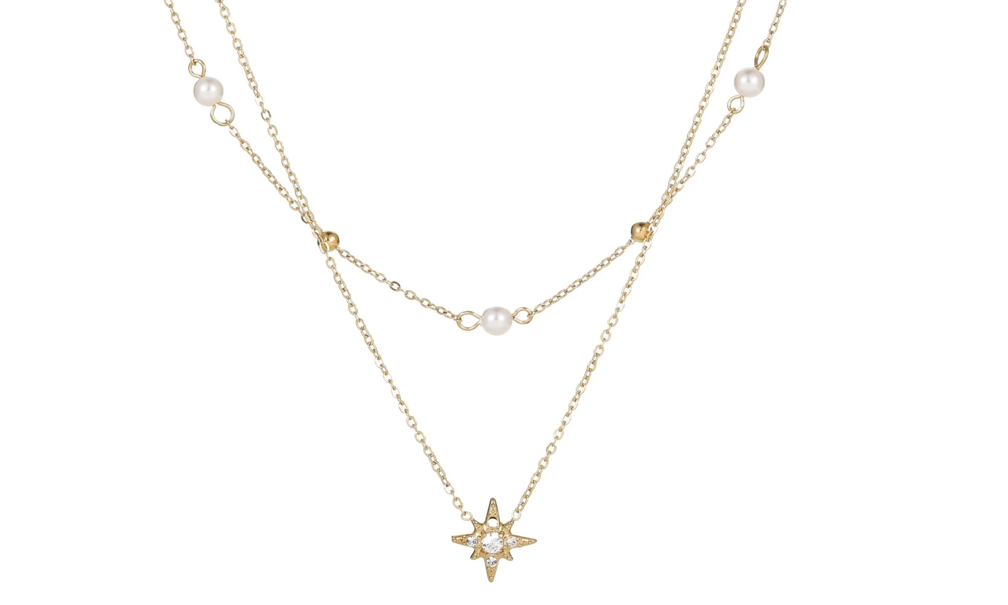 Halsketting shiny star 