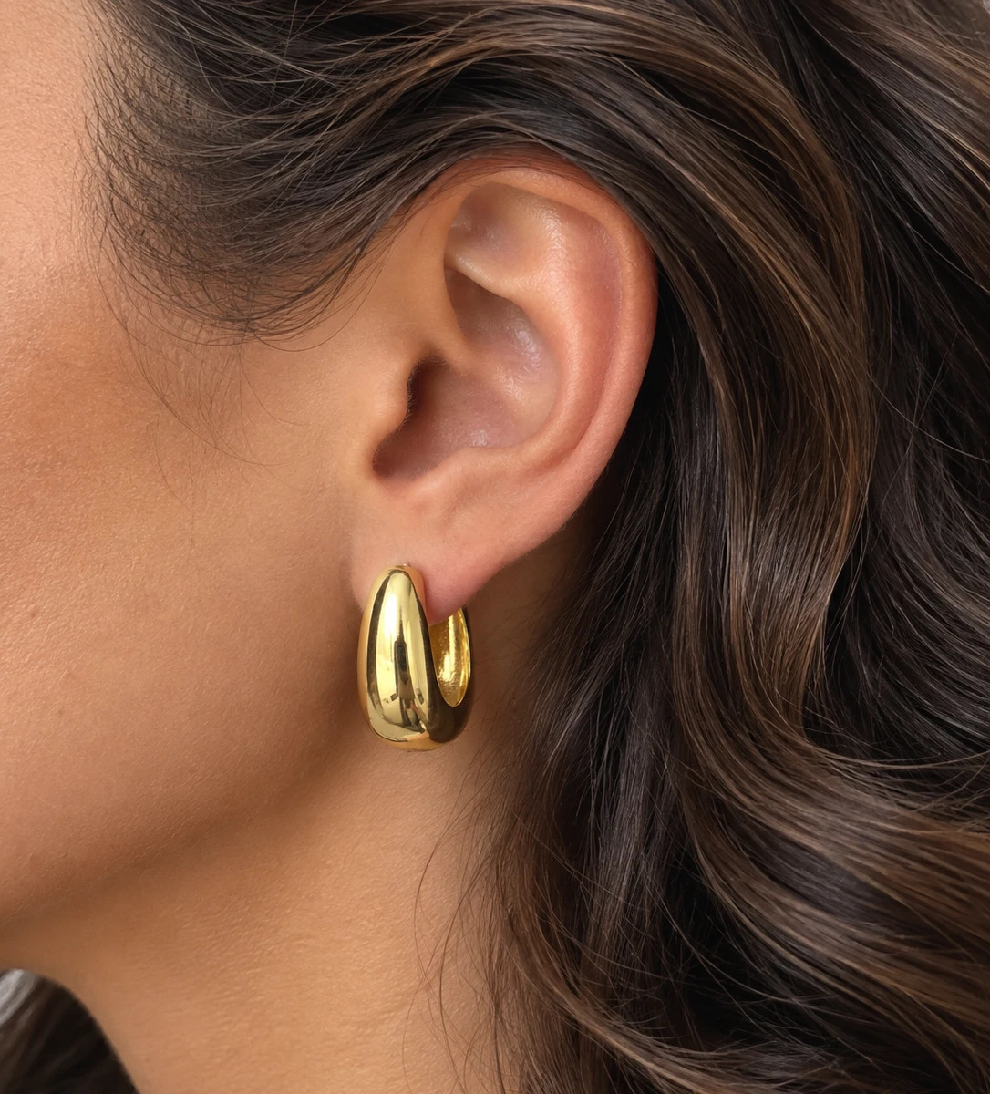 Huggies/16x20mm/goldplated