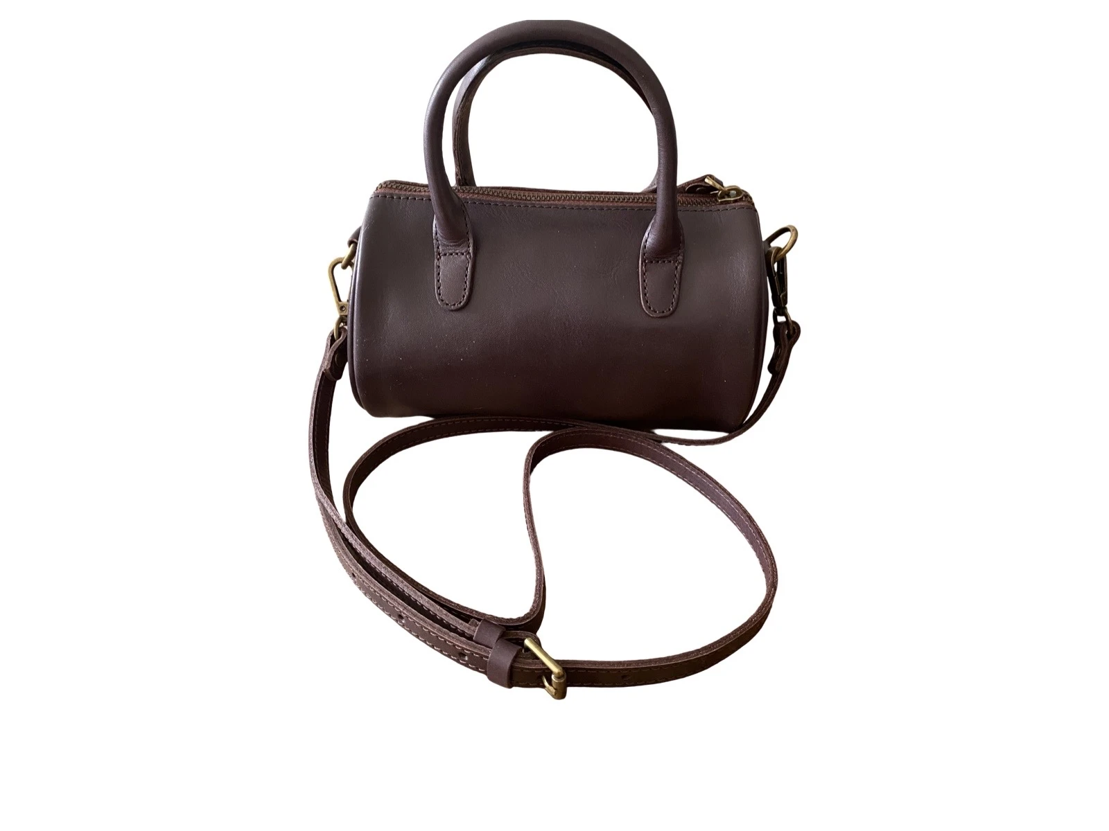 Leather Hand/Shoulder Bag Oval