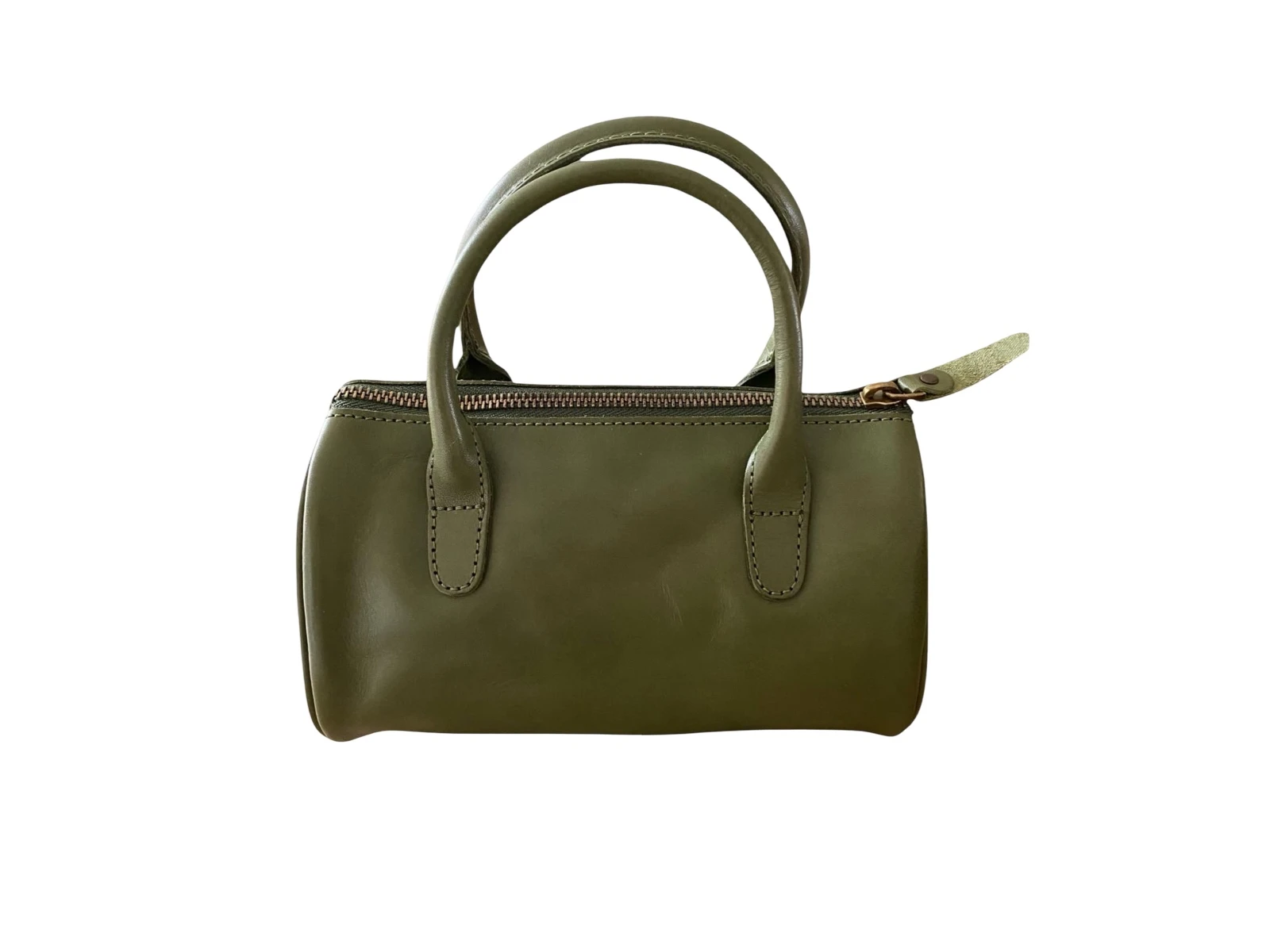 Leather Hand/Shoulder Bag Oval