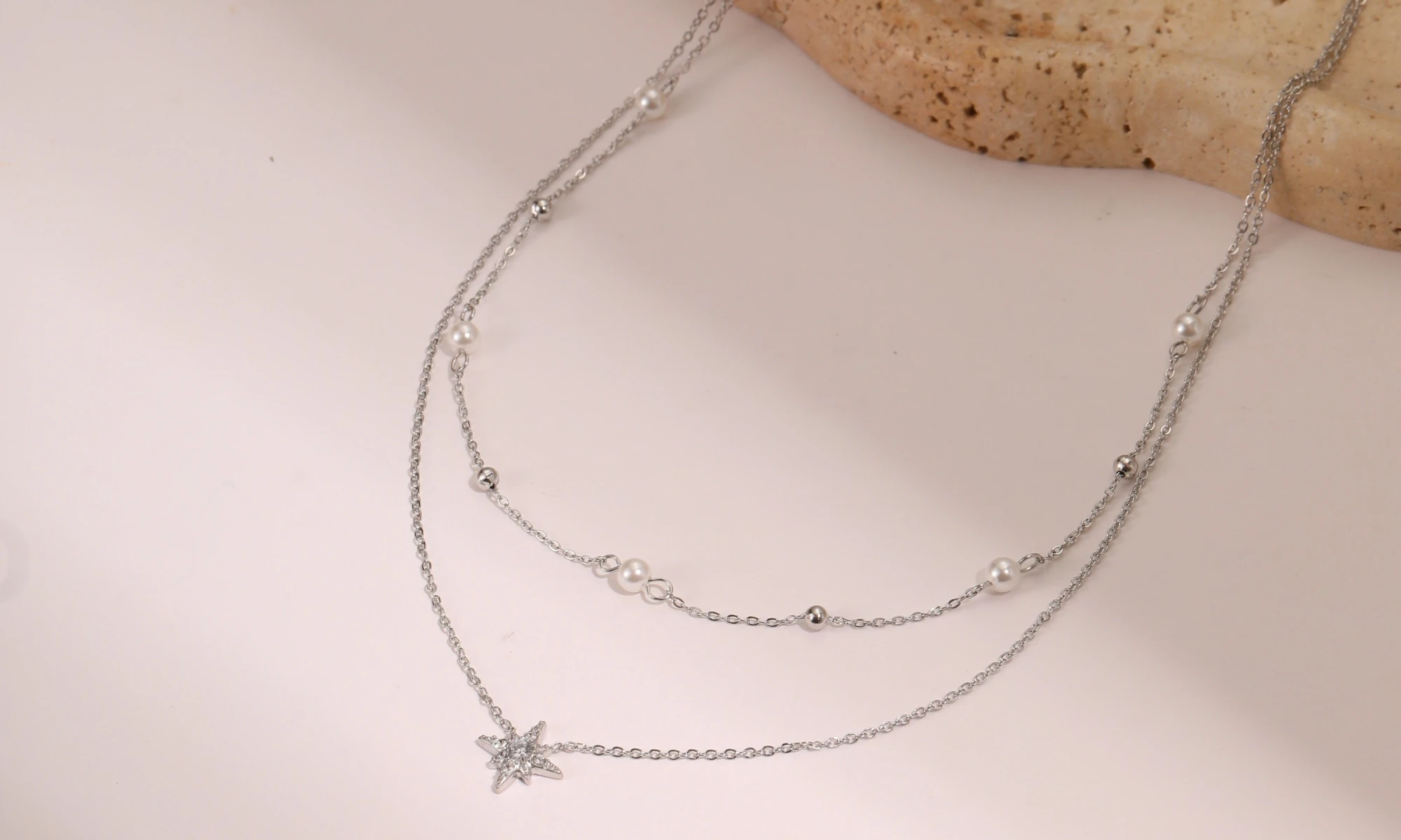 Halsketting shiny star 